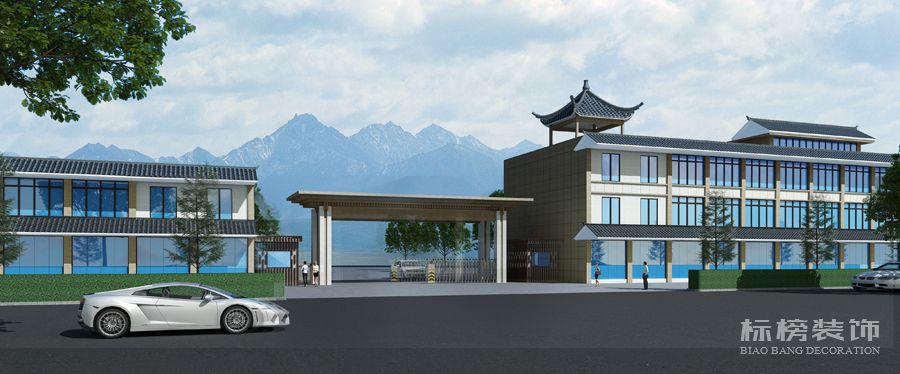 銷售中心大門(mén)